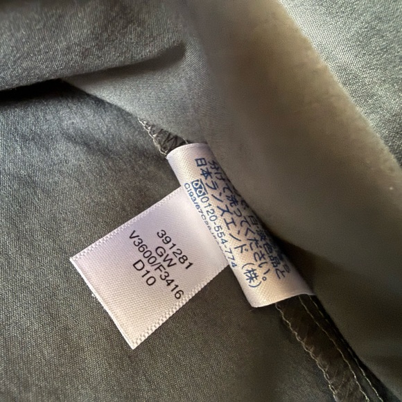 Lands’ End Cotton Blend Belted Midi Dress Grayish Green Women’s Size 18 NWOT - Picture 9 of 12